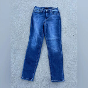 Judy Blue Slim Fit Jeans 3/26 Straight Dark Blue Tapered leg